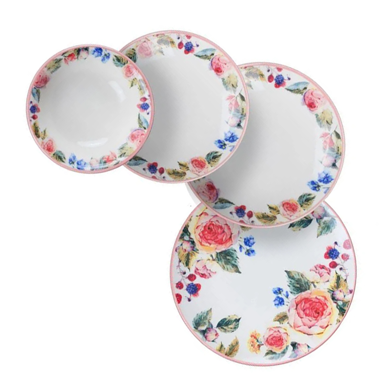 سرویس غذاخوری 24 قطعه 6 نفره ​​Miss Betty مدل ROSE DELUXE
