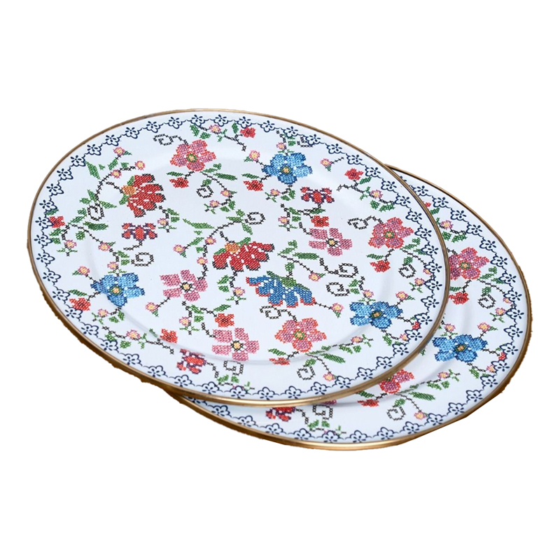 بشقاب 2 قطعه 20 سانتیمتر Miss Betty مدل Piraye 