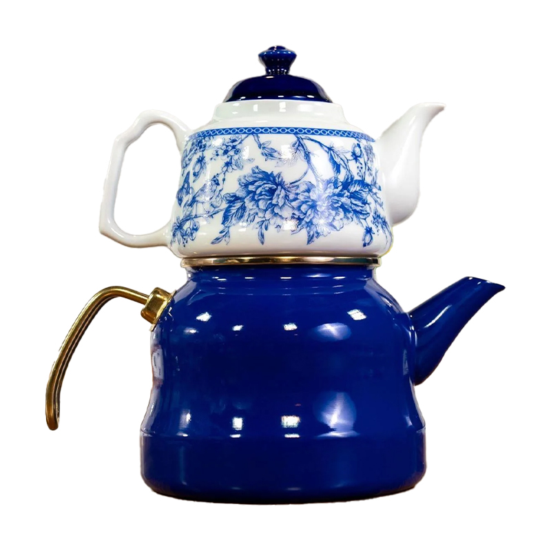 ست کتری و قوری میس بتی مدل Vintage Blue Izmir